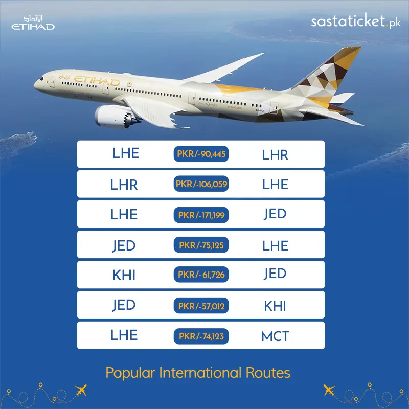 Etihad Airways Flights Rates