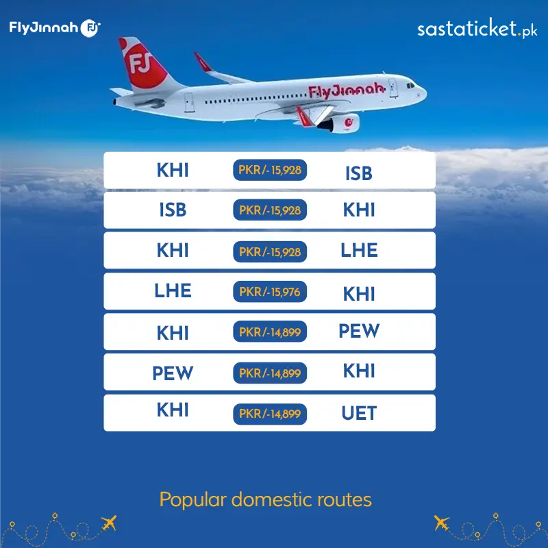 Fly Jinnah Flights Rates Fly Jinnah Flights Rates