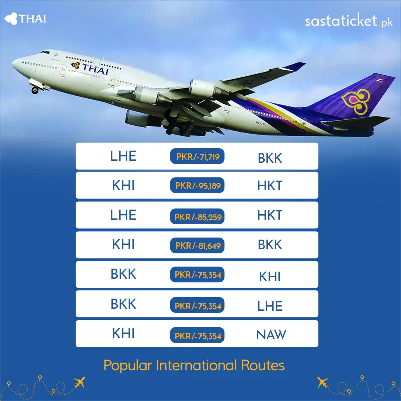 Thai Airways Flights Rates